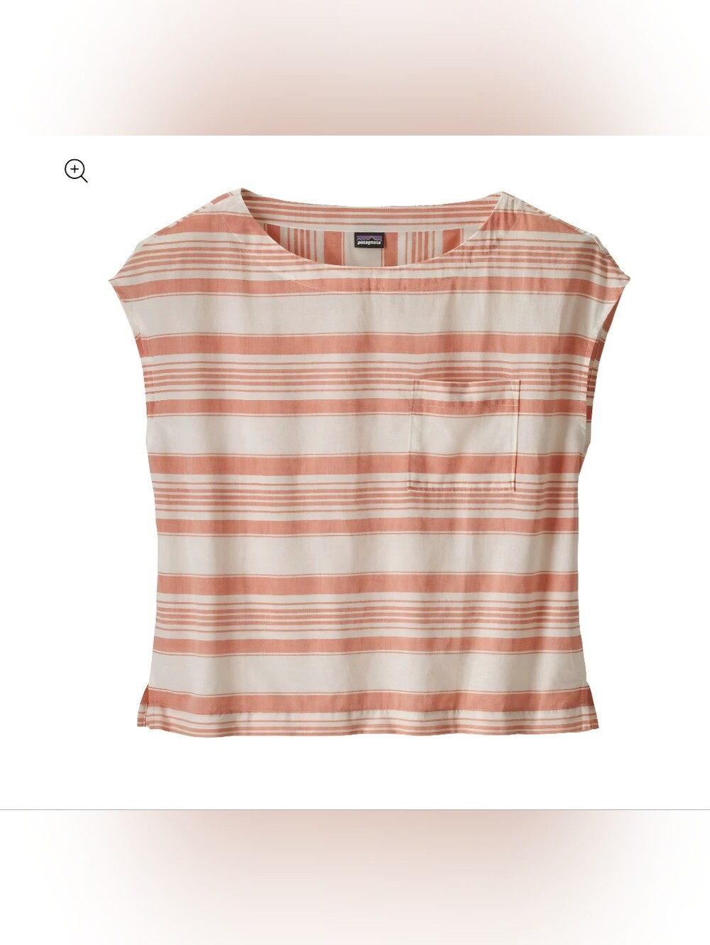 Patagonia Lightweight A/C Striped Boatneck Top - XS